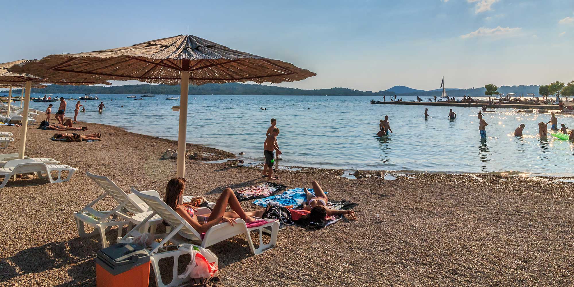 Hangar Olympia Beach in Vodice accommodation and apartments nearby