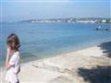 Borik the tourist part of Zadar, a beautiful place to vacation, with pine trees along the beach, hotels...