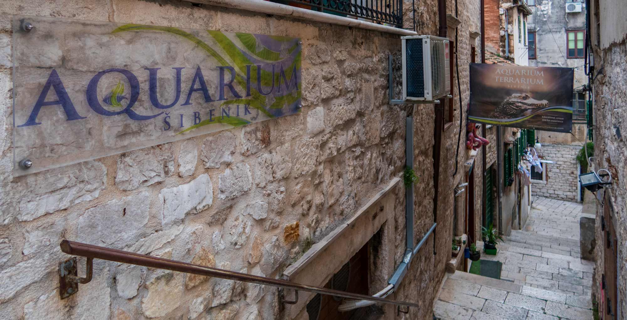 Aquarium Šibenik and apartments nearby